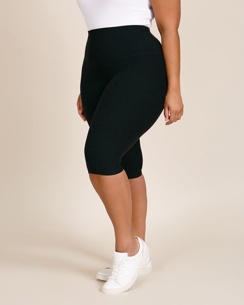Spacedye High Waisted Pedal Pusher Legging Darkest Night